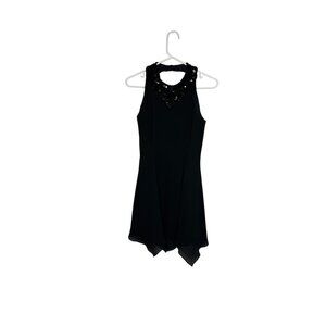 Vintage Jessica Mcclintock Gunne Sax Black Sleeveless Dress